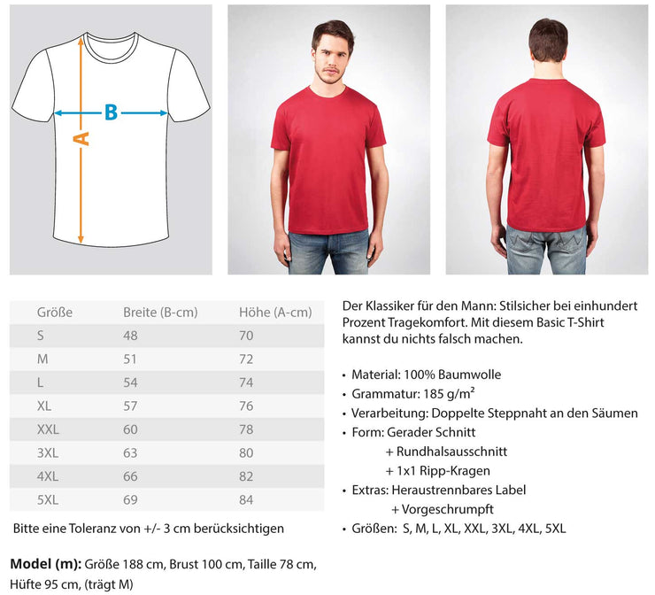 Achtung! Angler in Aktion  - Herren Shirt - Shirtfisch