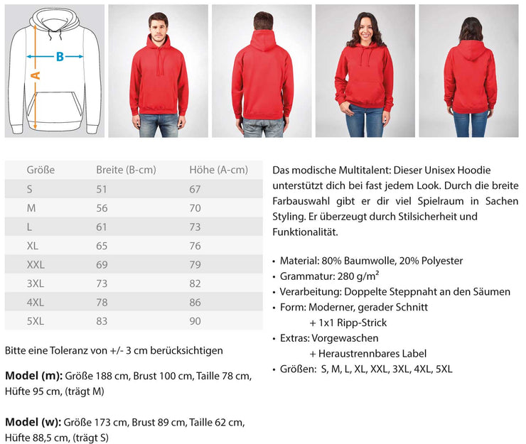 Echte Mädchen gehen Angeln  - Unisex Kapuzenpullover Hoodie - Shirtfisch