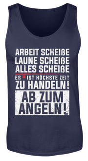 Zeit zu handeln ab zum Angeln  - Herren Tanktop - Shirtfisch