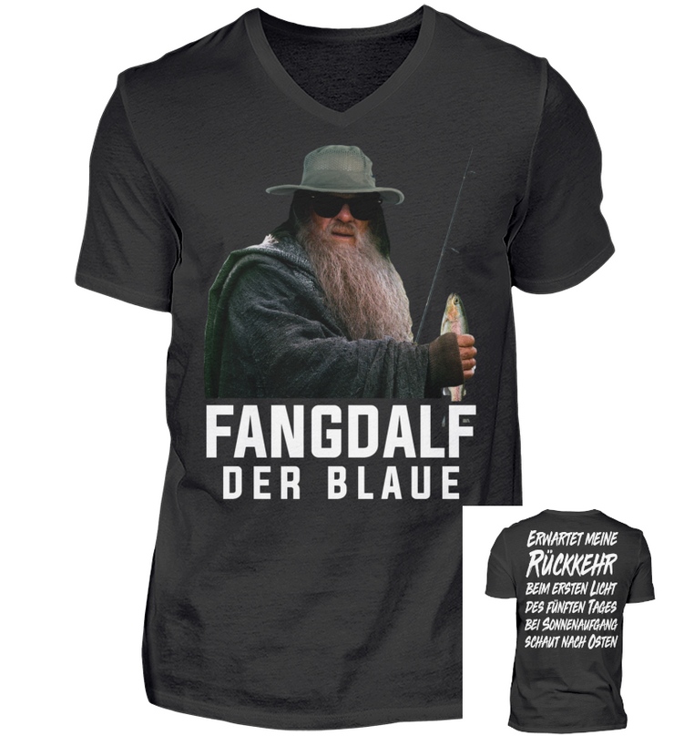 Fangdalfs Rückkehr - Beidseitiger Druck - Herren V-Neck Shirt