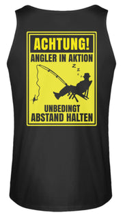 Achtung! Angler in Aktion  - Herren Tanktop - Shirtfisch