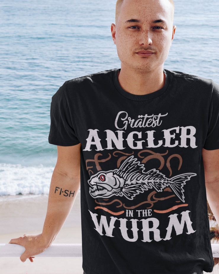 Grätest Angler in the Wurm  - Herren Shirt - Shirtfisch