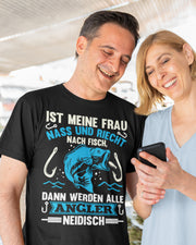 Werden alle Angler neidisch  - Herren Shirt - Shirtfisch