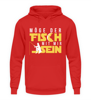 Möge der Fisch mit mir sein - Unisex Hoodie - Shirtfisch