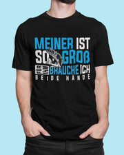 Meiner ist so Groß - Herren Shirt - Shirtfisch