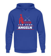 Scheiß drauf ich gehe Angeln  - Unisex Kapuzenpullover Hoodie - Shirtfisch