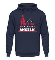 Scheiß drauf ich gehe Angeln  - Unisex Kapuzenpullover Hoodie - Shirtfisch