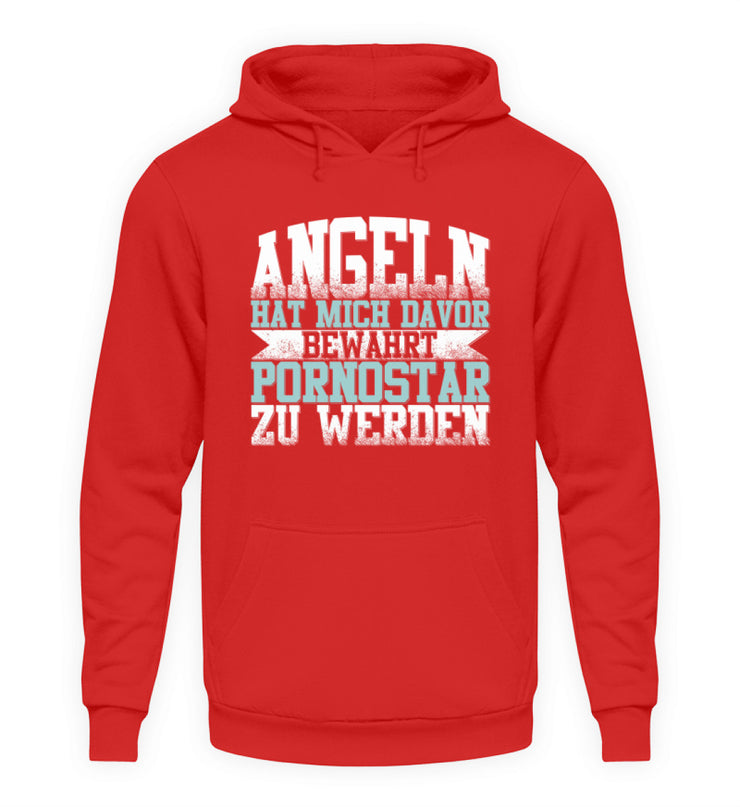 Angeln hat mich davor bewahrt  - Unisex Kapuzenpullover Hoodie - Shirtfisch