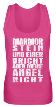 Marmor Stein und Eisen bricht  - Frauen Tanktop - Shirtfisch