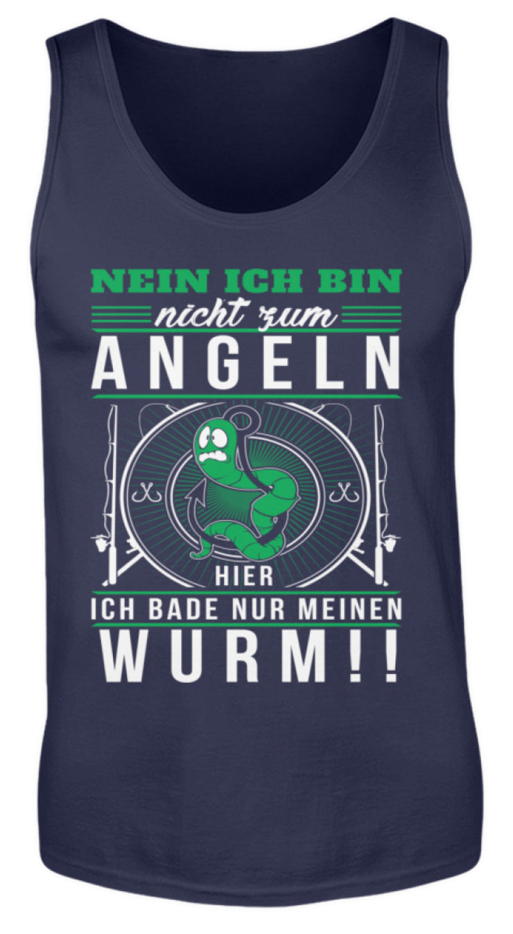 Ich bin nicht zum Angeln hier  - Herren Tanktop - Shirtfisch