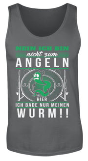 Ich bin nicht zum Angeln hier  - Herren Tanktop - Shirtfisch