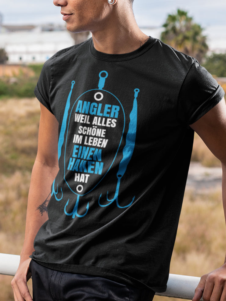 Weil alles schöne einen Haken hat  - Herren Shirt - Shirtfisch