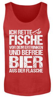 Ich rette Fische vor dem ertrinken  - Herren Tanktop - Shirtfisch